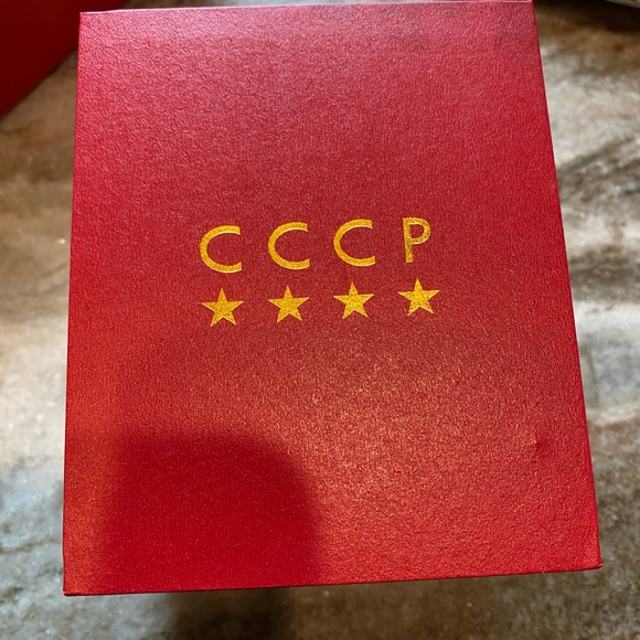 NWT AUTOMATIC CCCP WATCH IN ROSE GOLD TONE W/ LEATHER BAND - Picture 6 of 9